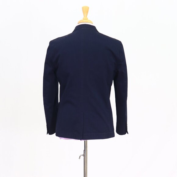 Combatant Gentlemen 40R Navy Blazer Sport Coat Jacket 2-Button Solid T487 - Picture 7 of 11